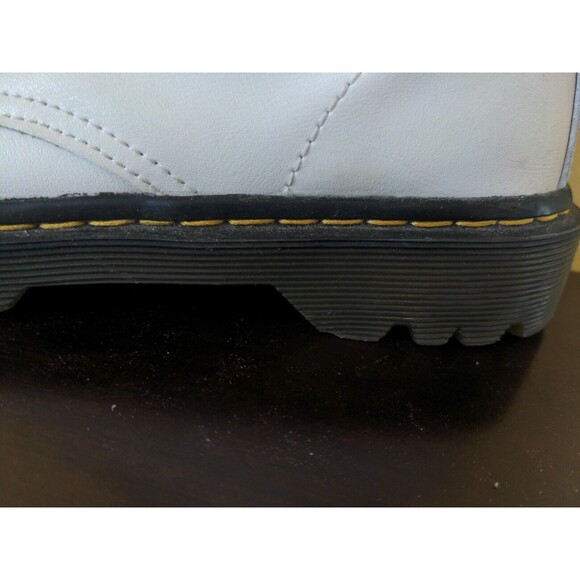 Dr. Martens Women's Combat Boots White AW004 Luana Lace Up Air Wair Size 8 Nice - Picture 4 of 14